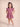 Dusty Petal Girls Embroidered Dress - Mauve Kids Casual Wear