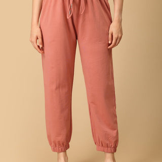 Dusty Rose Maternity Joggers - DEN - AN - DSTRSJG - S