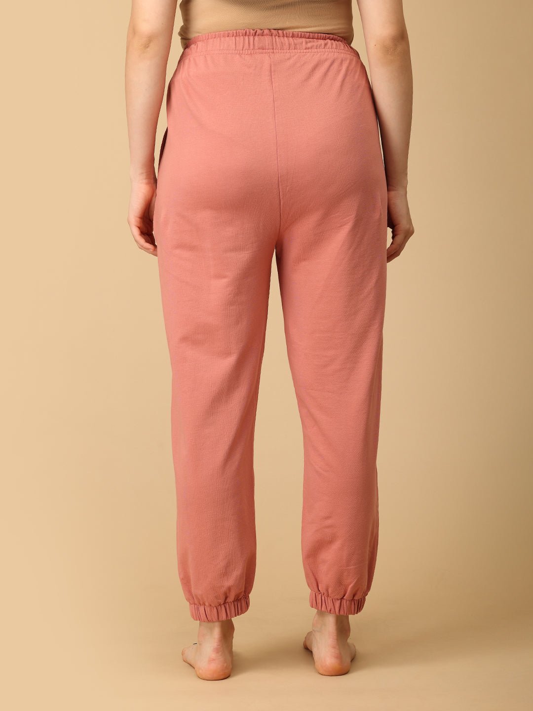 Dusty Rose Maternity Joggers - DEN - AN - DSTRSJG - S