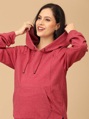 Dusty Snug Maternity and Nursing Sweatshirt Hoodie - MNSWT - SD - DSTS - S