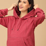 Dusty Snug Maternity and Nursing Sweatshirt Hoodie - MNSWT - SD - DSTS - S