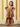 Earth Brown Floral Print Girls Anarkali Kurta Sharara Set