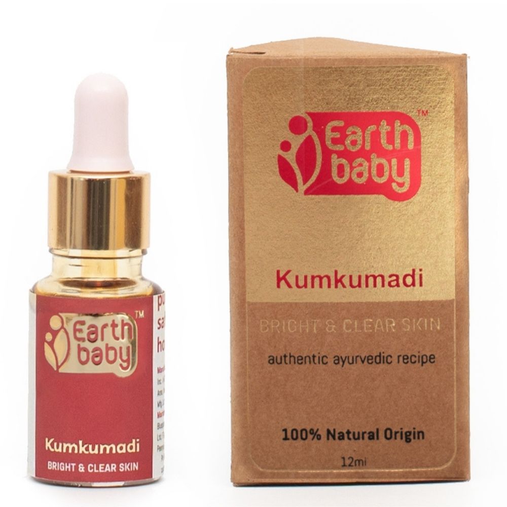 EarthBaby 100% Natural origin Ayurvedic Kumkumadi Face Glowing Oil Tailam (12 ml) - SC1009
