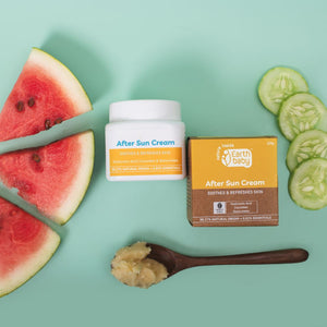 Earthbaby After Sun Cream, 99.37% Natural Origin, Soothes And refreshes Skin, Repairs From Sun Damage,125g ASIN - SC1010