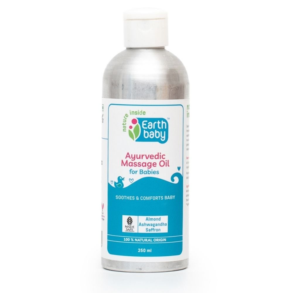 Earthbaby Ayurvedic Baby Massage Oil, Certified 100% Natural Origin (125 ml) - 3 - 1007 - 2