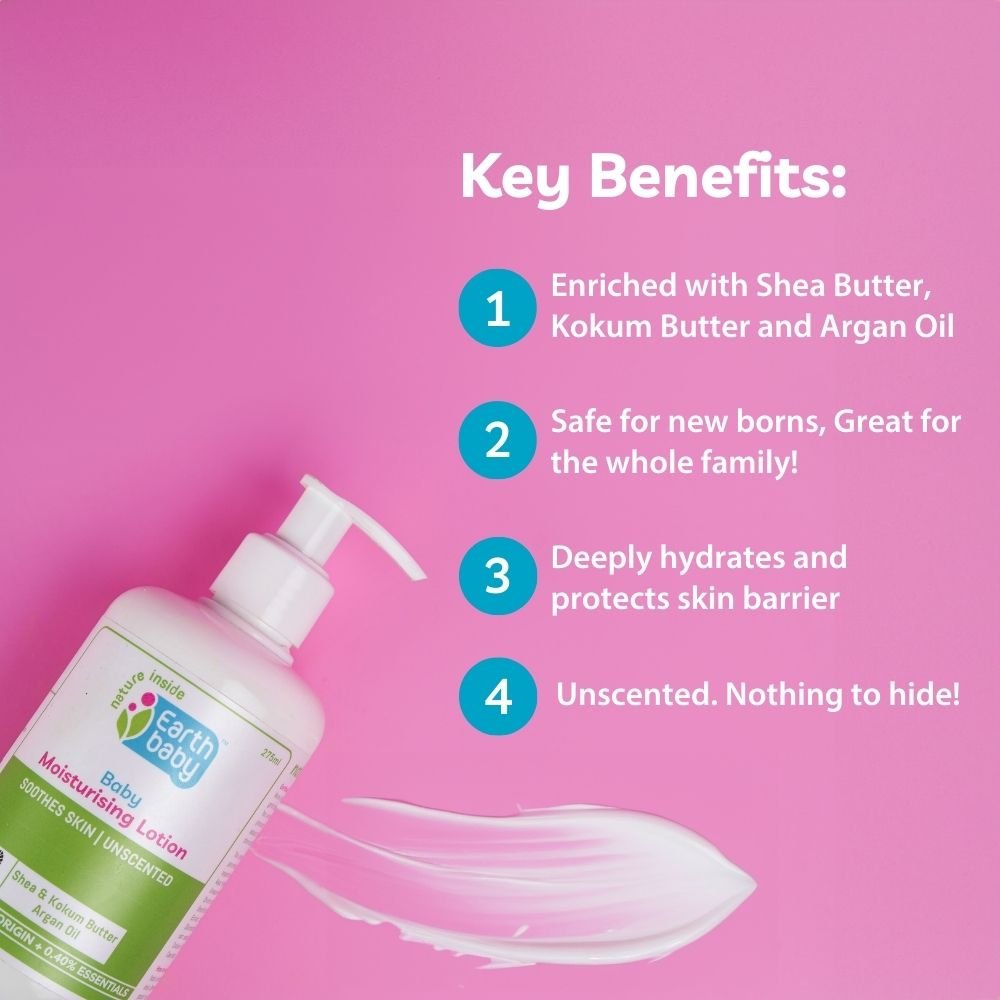 Earthbaby Moisturising Lotion for Dry & Itchy Skin - Baby Skin Care