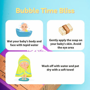 EarthBaby Natural Handmade Baby Soap - 100g/Pack of 3 Baby Skin Care