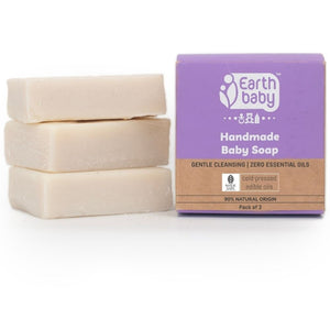EarthBaby Natural Handmade Baby Soap - 100g/Pack of 3 Baby Skin Care