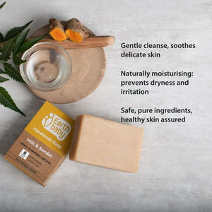 Earthbaby Natural Handmade Milk & Sandal bath soap (3 * 100 g) - 3 - 1002 - 3