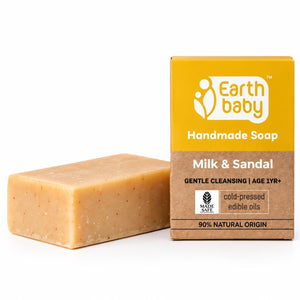 Earthbaby Natural Handmade Milk & Sandal bath soap - Baby Skincare