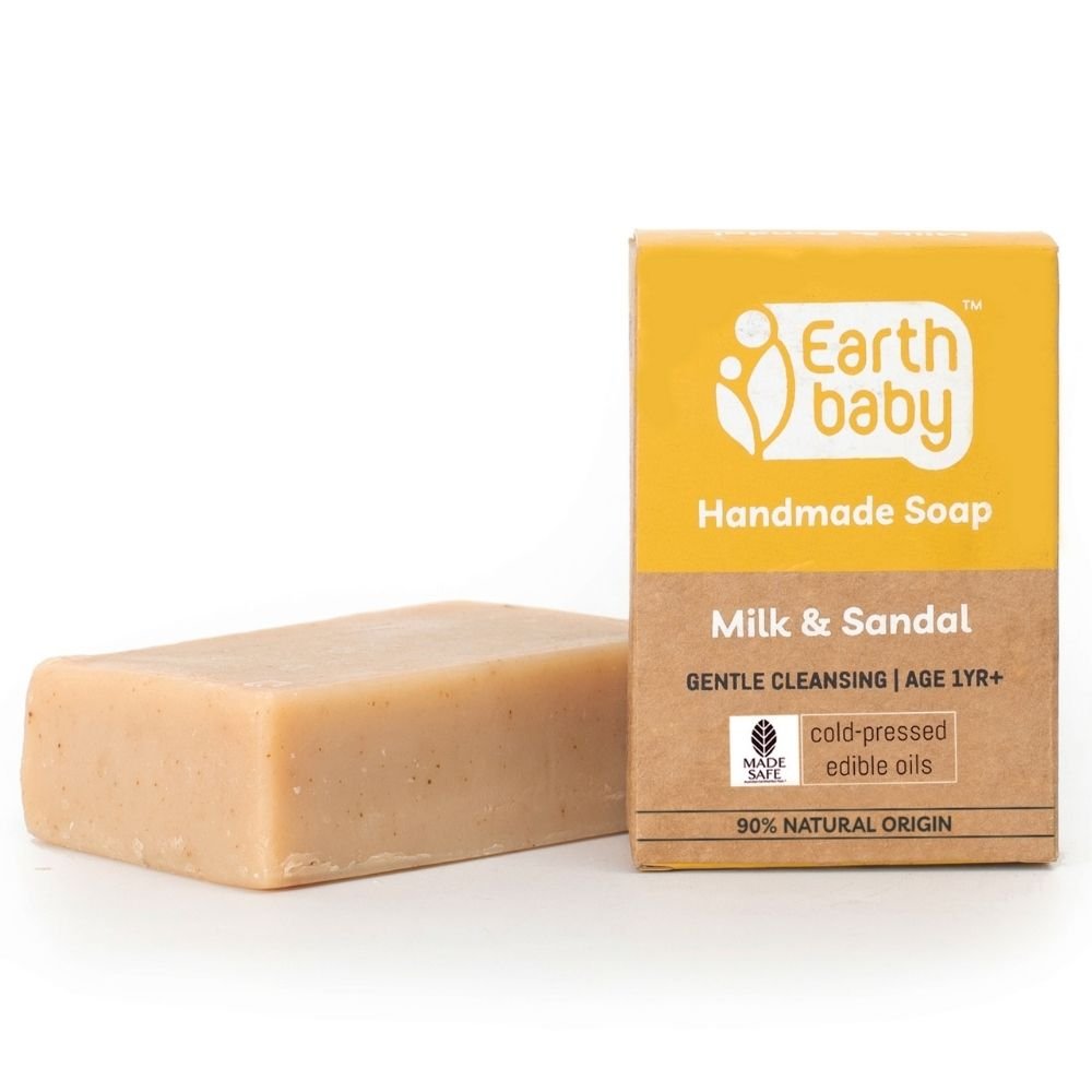 Earthbaby Natural Handmade Milk & Sandal bath soap - 3 - 1002