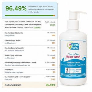 EarthBaby Top to Toe Baby Body Wash - Baby Skincare