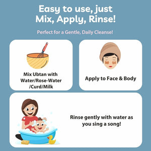 Earthbaby Ubtan Sunni Pindi Baby Bath Powder - Ubtan 300g Baby Skin Care