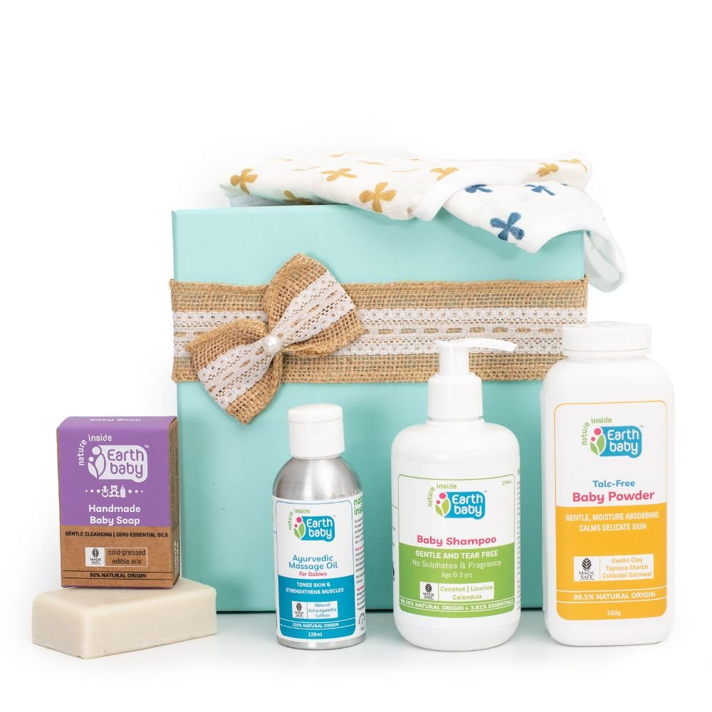 Earthbaby's First Touch Gift Hamper - Pink Gift Box