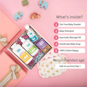 Earthbaby's First Touch Gift Hamper - Blue Gift Box