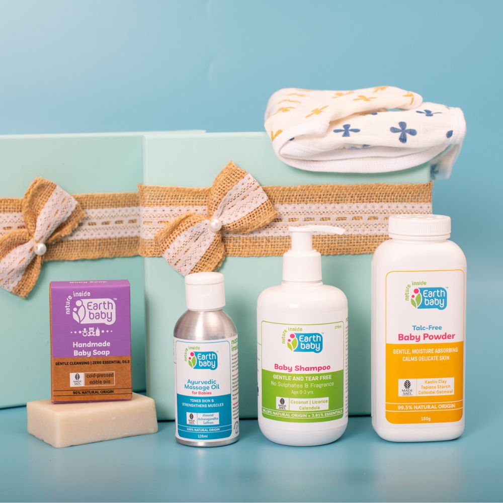 Earthbaby's First Touch Gift Hamper - Pink Gift Box