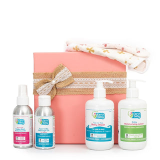 Earthbaby's New Arrival Gentle Care Box - Pink Gift Box