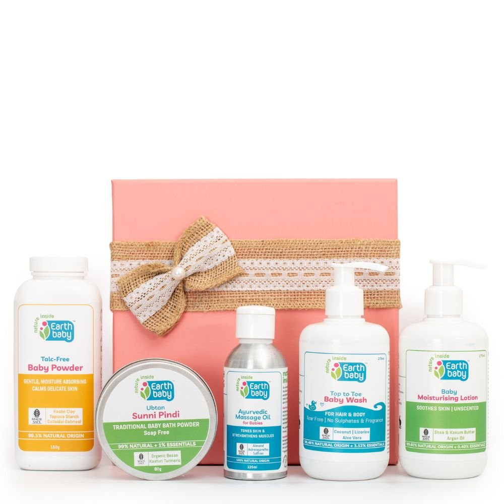 Earthbaby's New Arrival Welcome Gift Box - Pink Gift Box