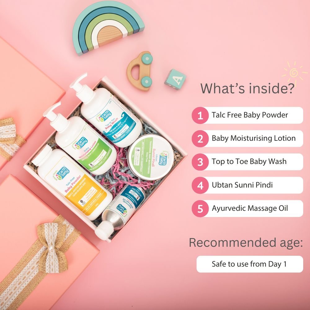 Earthbaby's New Arrival Welcome Gift Box - Pink Gift Box