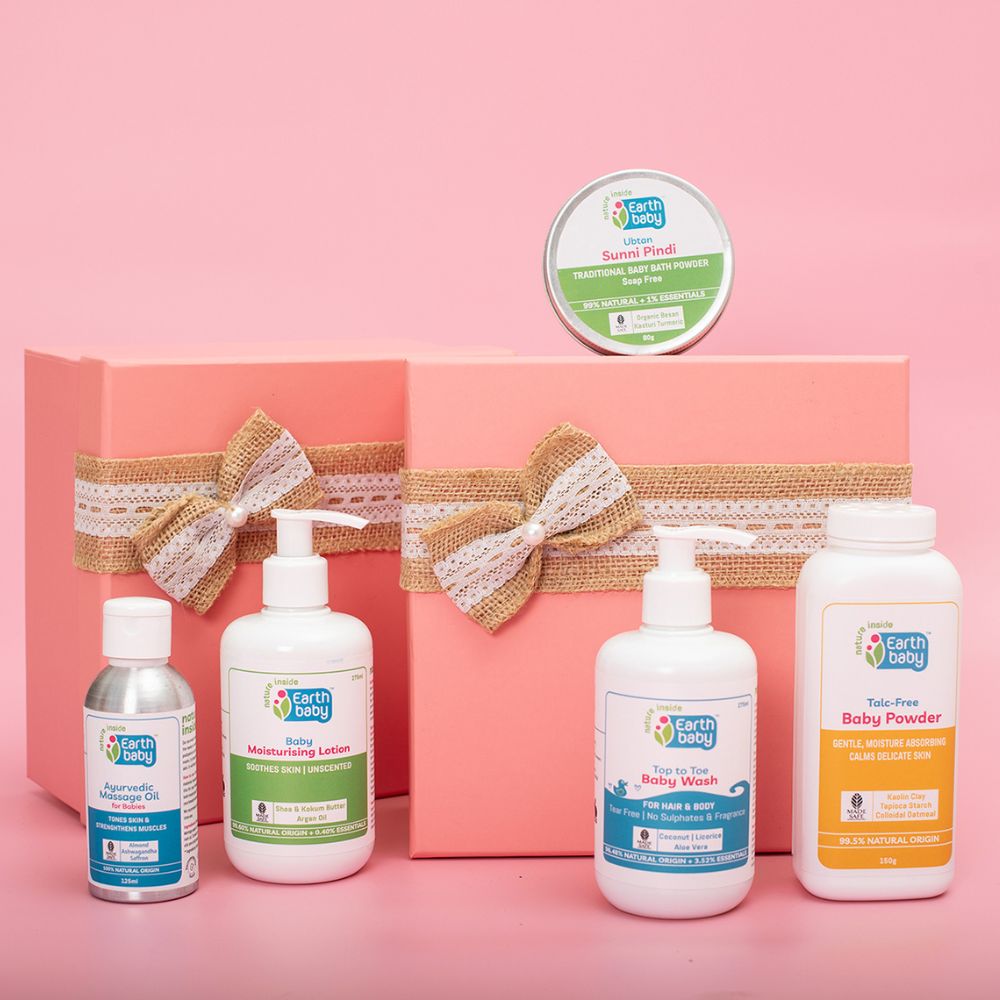 Earthbaby's New Arrival Welcome Gift Box - Pink Gift Box