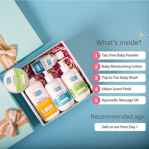 Earthbaby's New Arrival Welcome Gift Box - Blue Gift Box