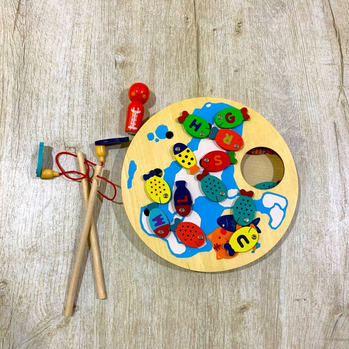 Earthy Tweens Alphabet Fishing Board - ET30