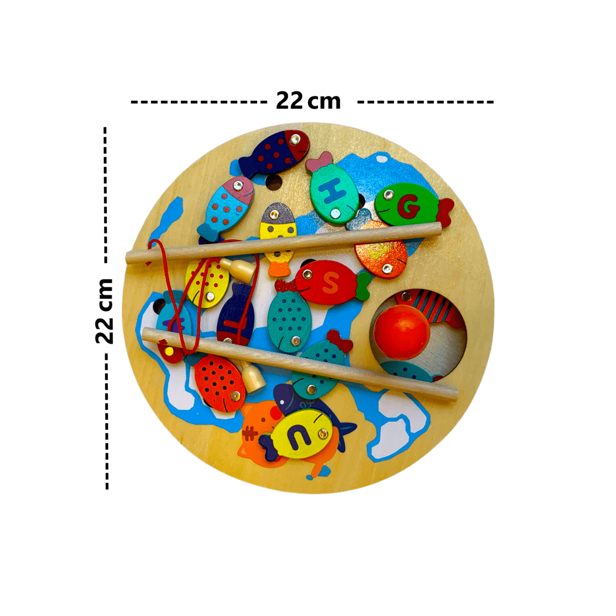 Earthy Tweens Alphabet Fishing Board - ET30