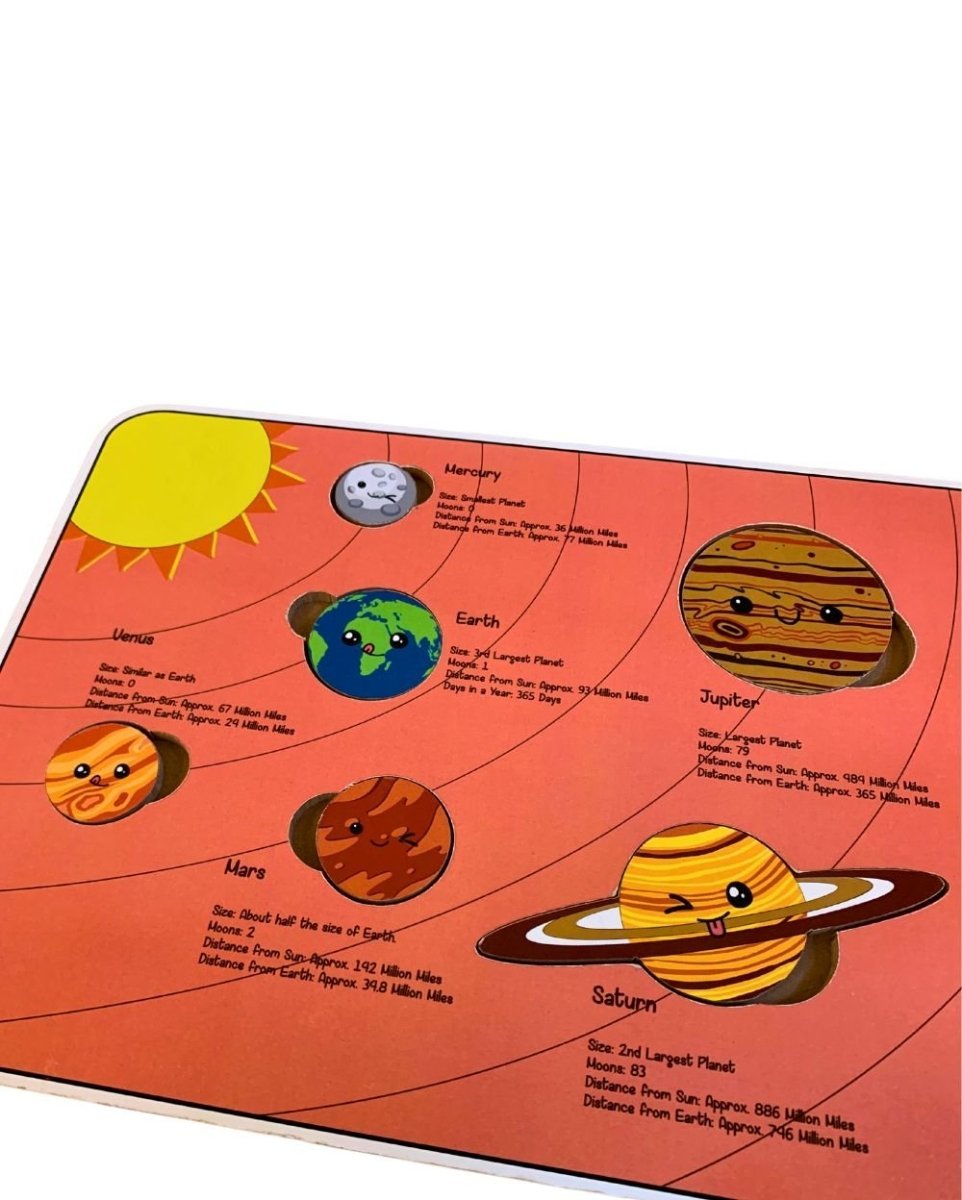 Earthy Tweens Solar System Wooden Puzzle- Large - ET137