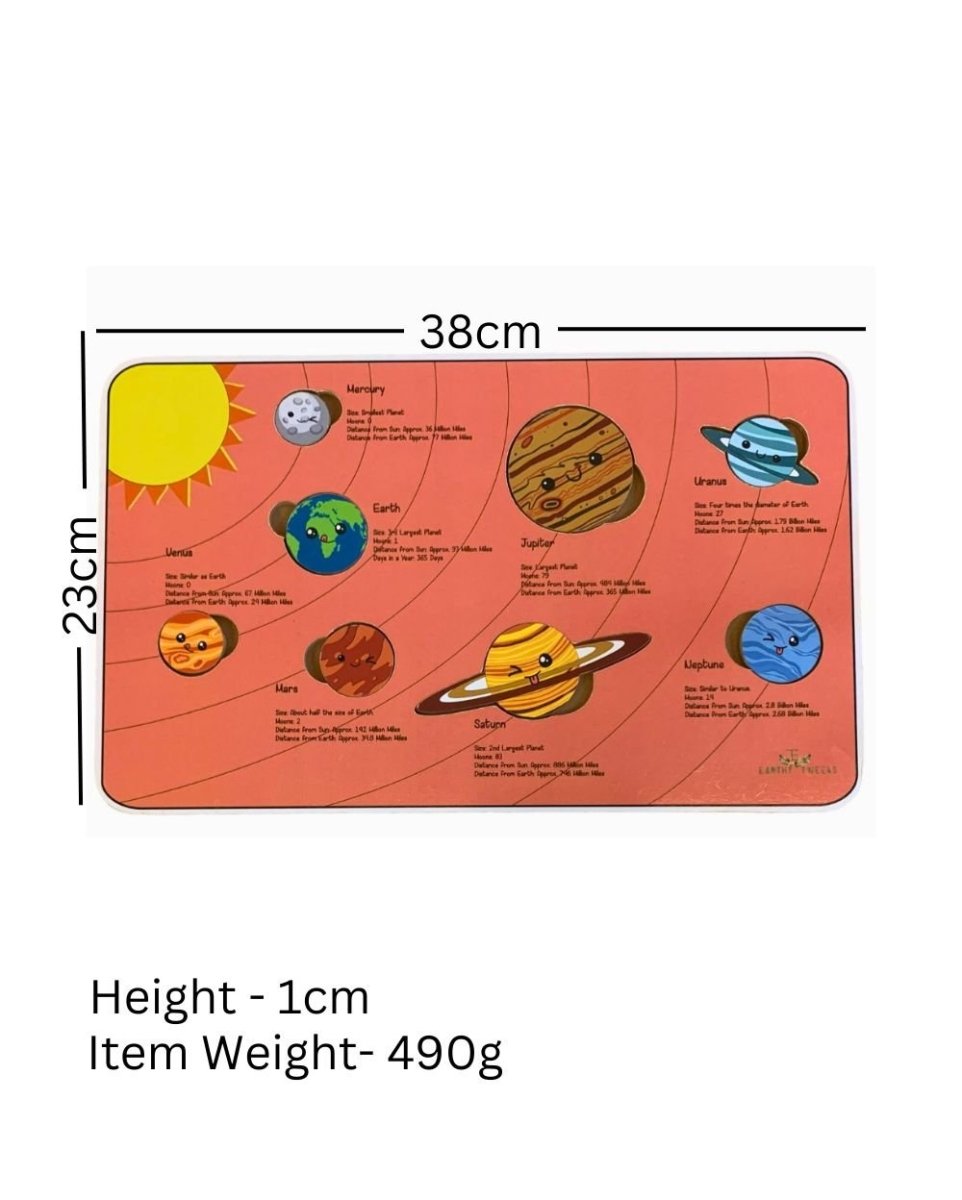 Earthy Tweens Solar System Wooden Puzzle- Large - ET137
