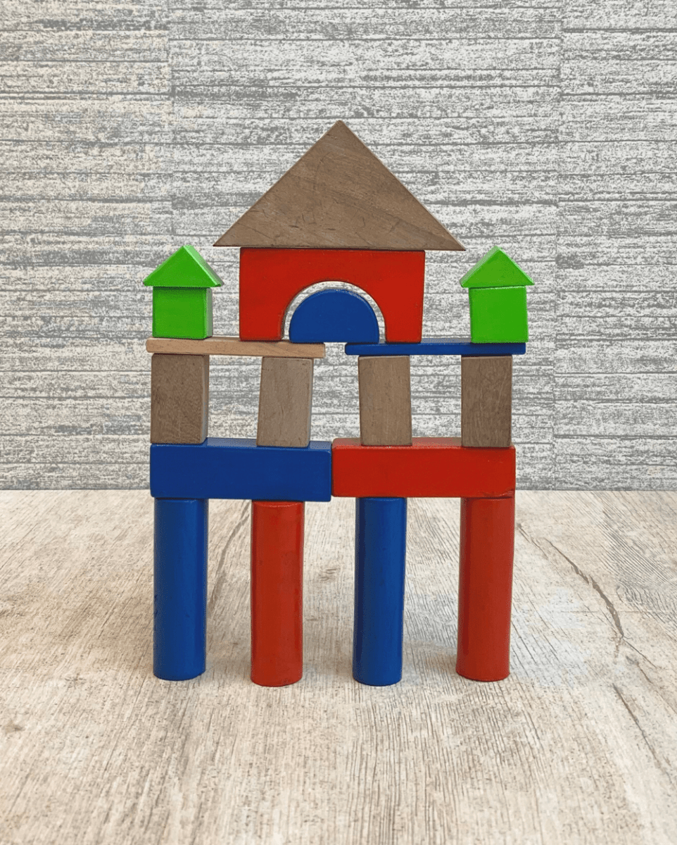 Earthy Tweens Wooden Building Blocks 20 Pieces - ET4