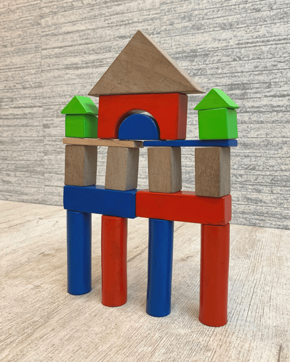 Earthy Tweens Wooden Building Blocks 20 Pieces - ET4