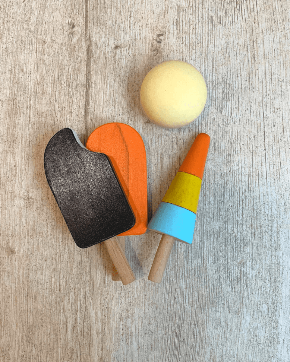 Earthy Tweens Wooden Ice Creams (Set Of 4) - ET6