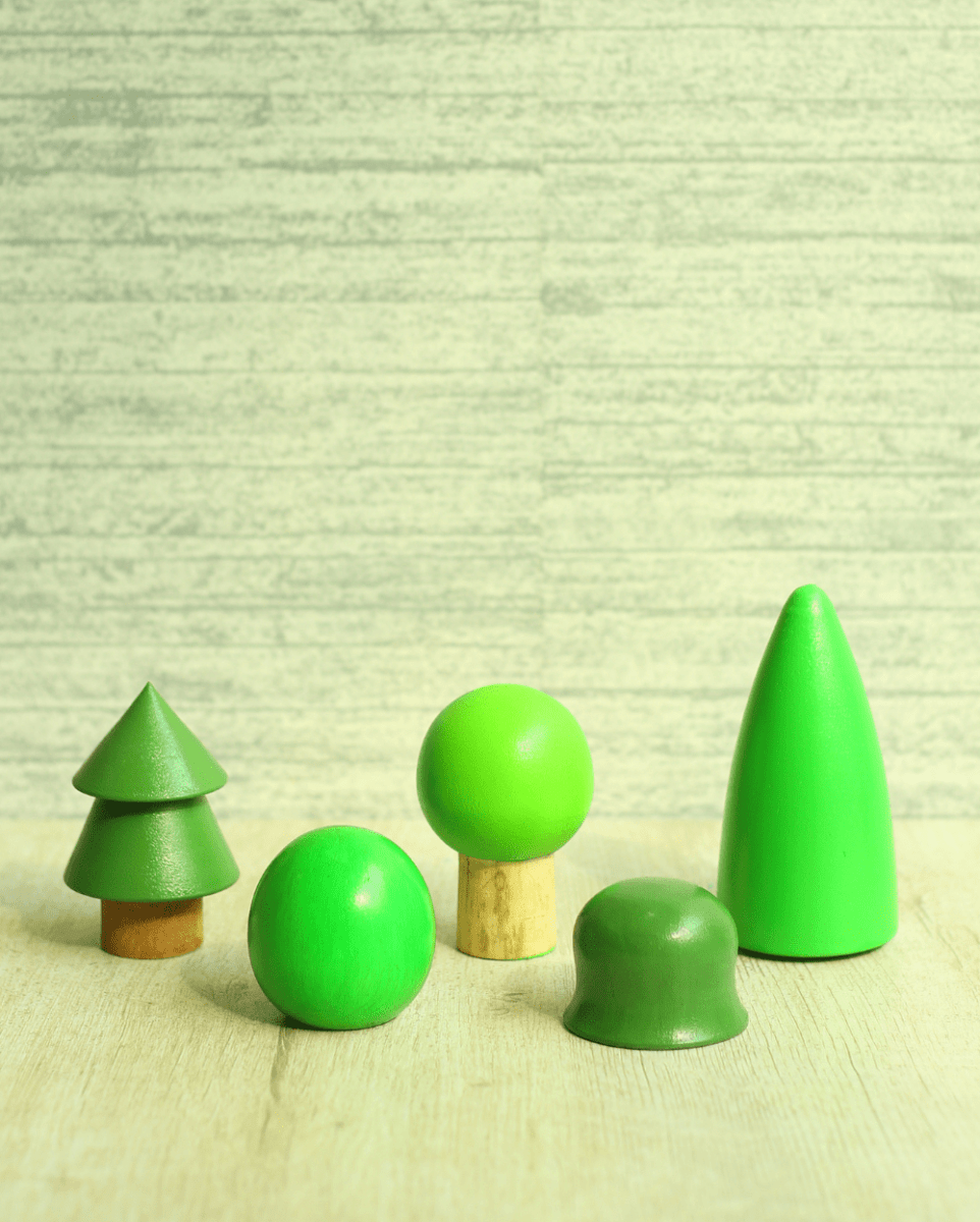Earthy Tweens Wooden Tree (Set Of 8) - ET8