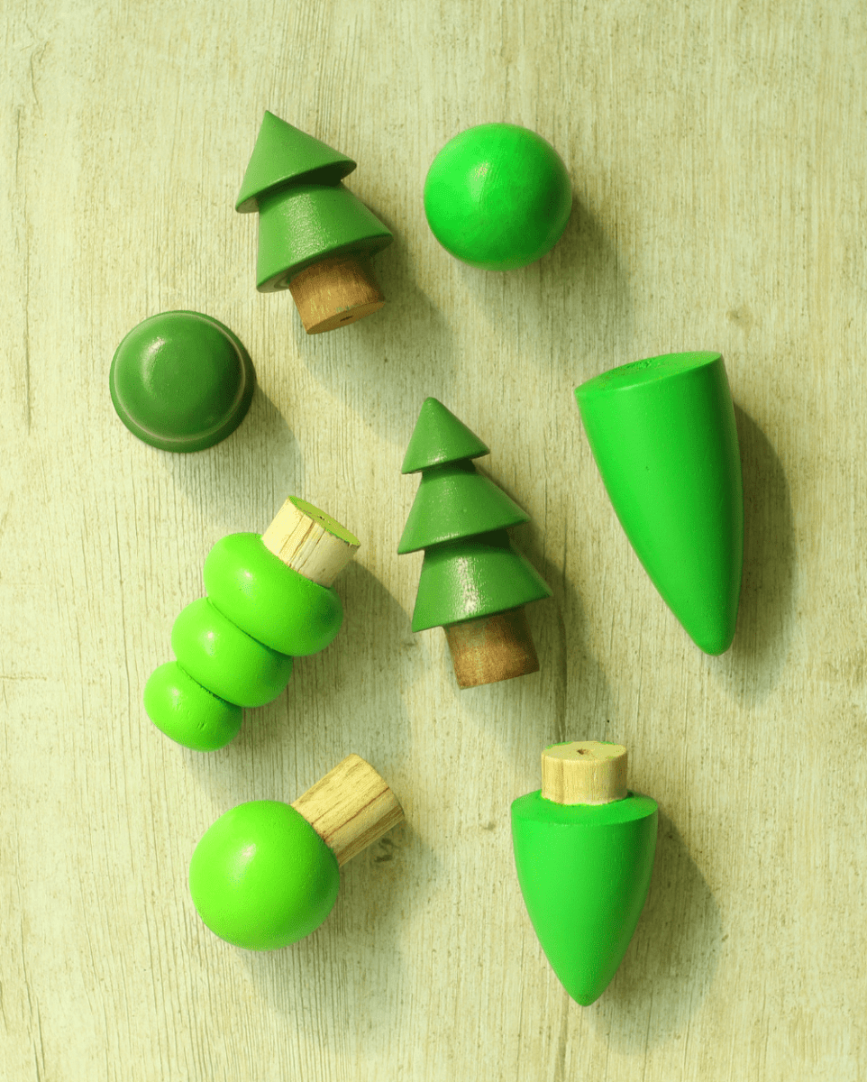 Earthy Tweens Wooden Tree (Set Of 8) - ET8