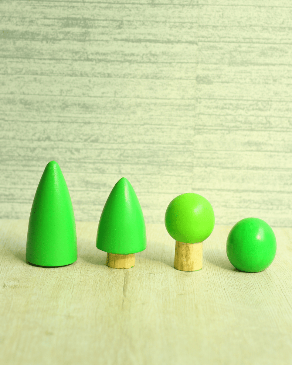 Earthy Tweens Wooden Tree (Set Of 8) - ET8