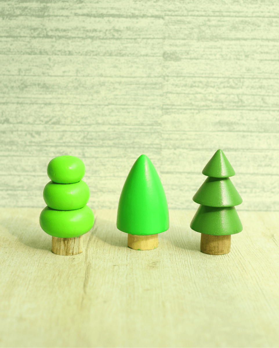 Earthy Tweens Wooden Tree (Set Of 8) - ET8