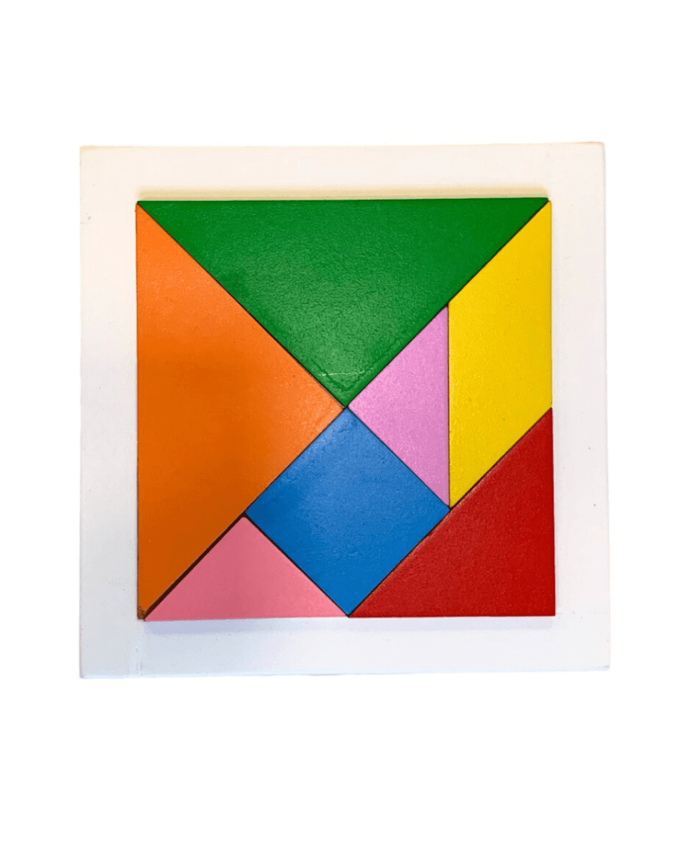 Earthytweens 7 Pieces Wooden Tangram Puzzle - ET120