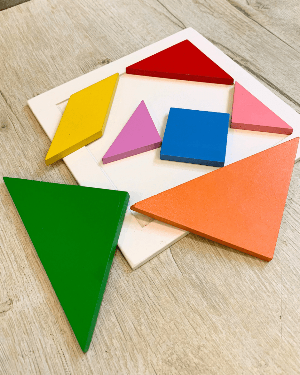 Earthytweens 7 Pieces Wooden Tangram Puzzle - ET120