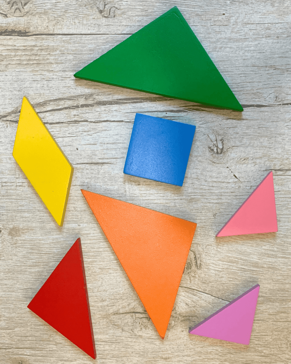 Earthytweens 7 Pieces Wooden Tangram Puzzle - ET120