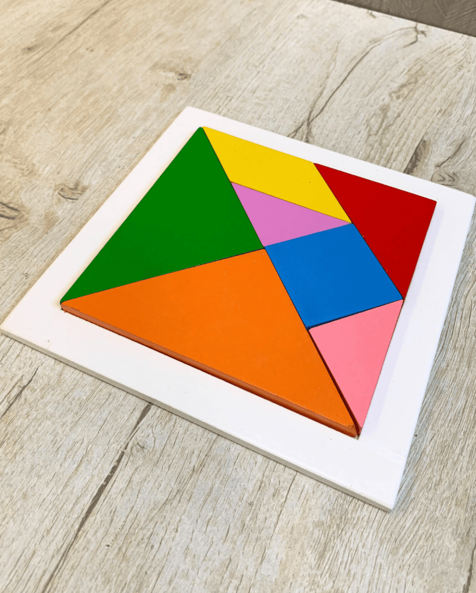 Earthytweens 7 Pieces Wooden Tangram Puzzle - ET120