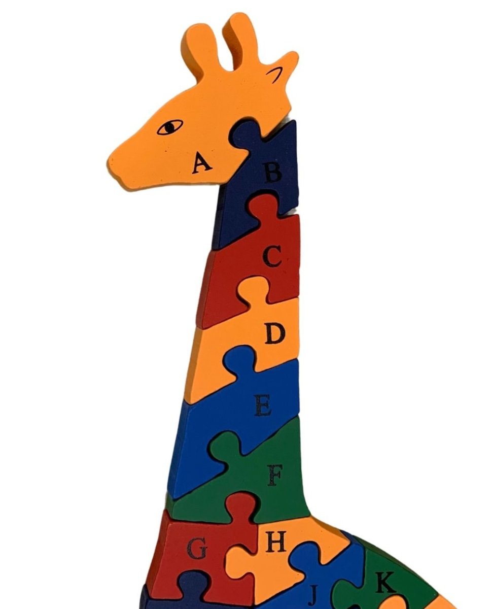 Earthytweens Giraffe Alphabets & Number Puzzle - ET84