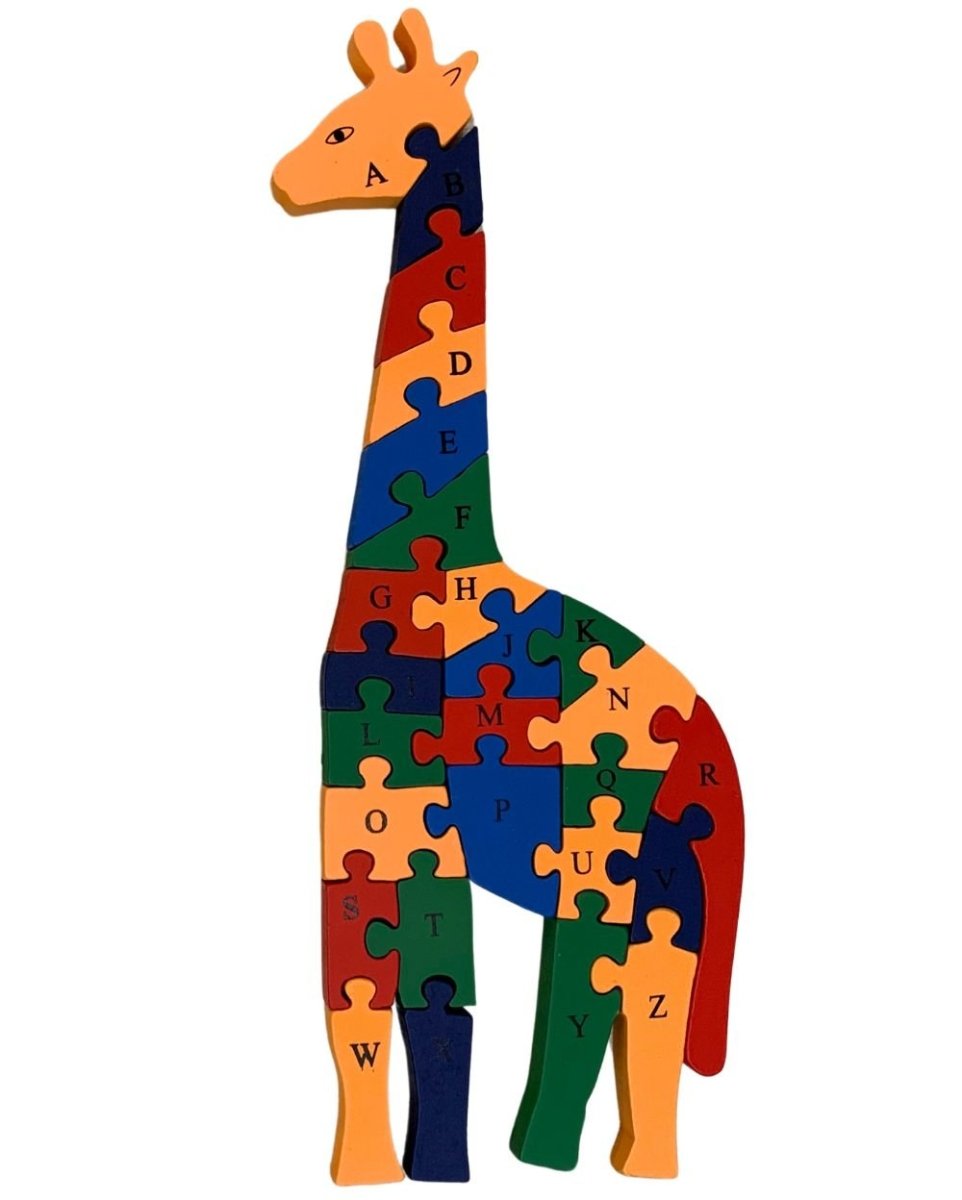 Earthytweens Giraffe Alphabets & Number Puzzle - ET84