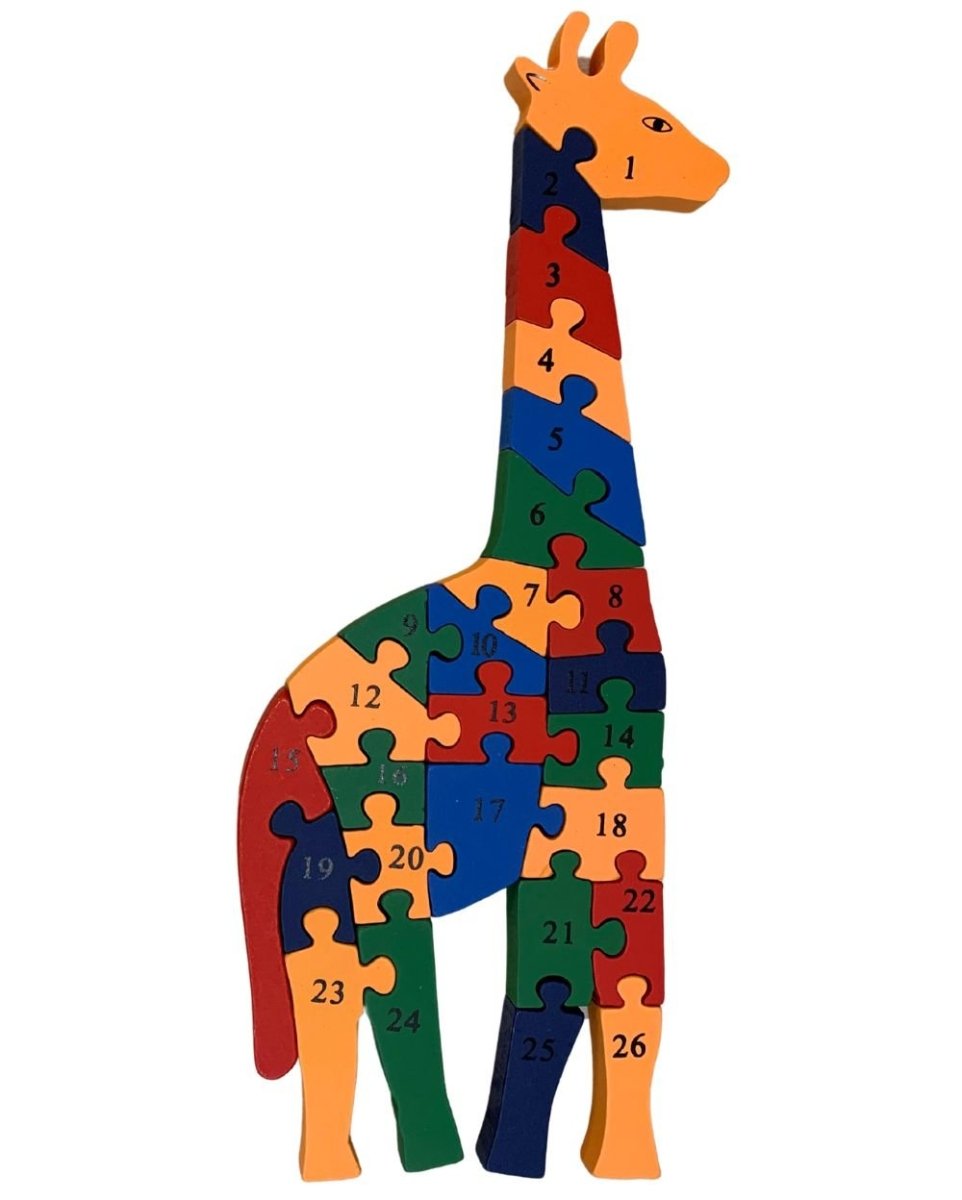 Earthytweens Giraffe Alphabets & Number Puzzle - ET84