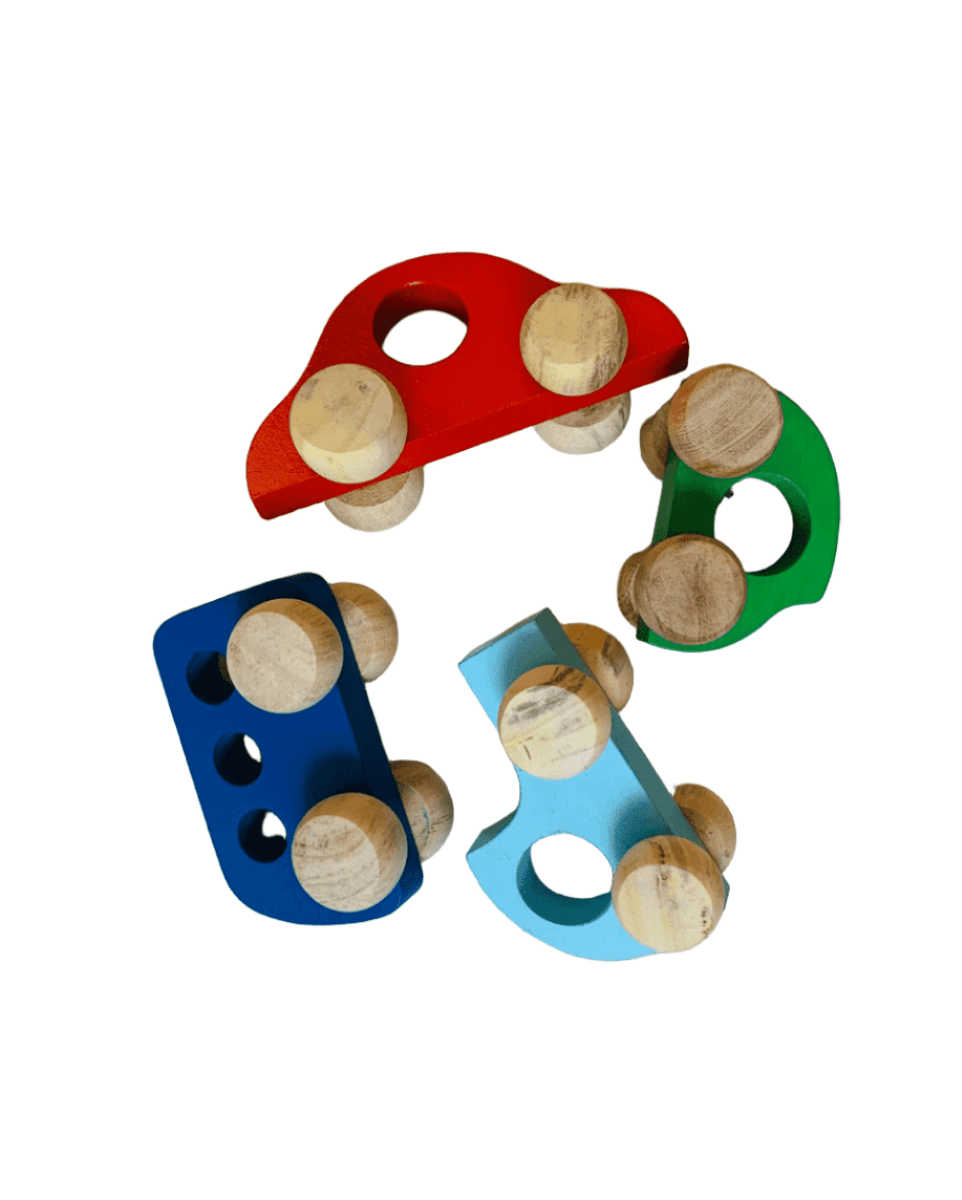 Earthytweens Timber Town Racing Cars (Set Of 4) - ET119
