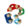 Earthytweens Timber Town Racing Cars (Set Of 4) - ET119