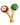 Earthytweens Wooden Baby Clapper (Set Of 2)- Multicolor - ET90