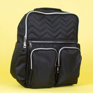 Ebony Black Diaper Bag - Black Diaper Bags