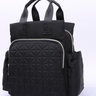 Ebony Black Diaper Bag Pack (Single Pocket in Front) - DBG-EBO-1