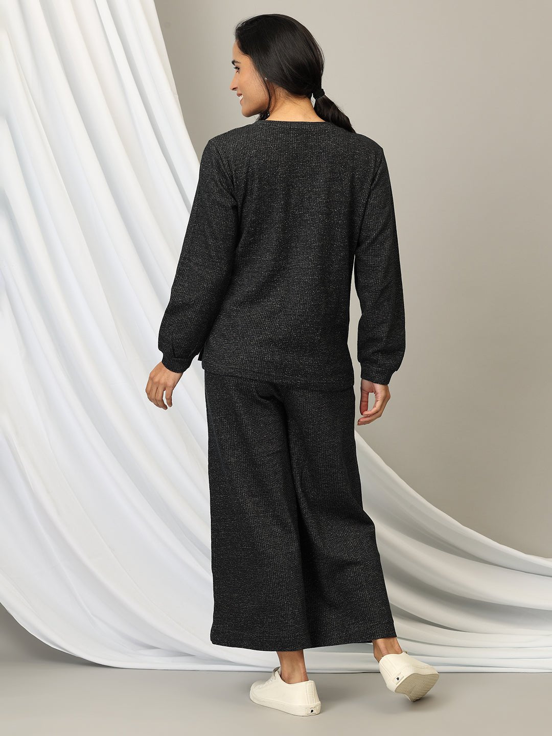 Eclipse Maternity & Nursing Sweatshirt with Culotte Pants - MNSWT - ECLCLT - S