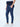 Elasticated Waist Paneled Maternity Denims with Belly Support - MDD-CSBLU-S